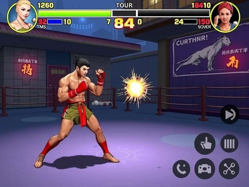Curry Kickboxer King multiplayer battle